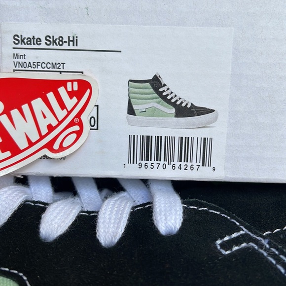 Vans Men’s Skate Sk8-Hi
Mint
VN0A5FCCM2T Sneakers - Picture 16 of 16